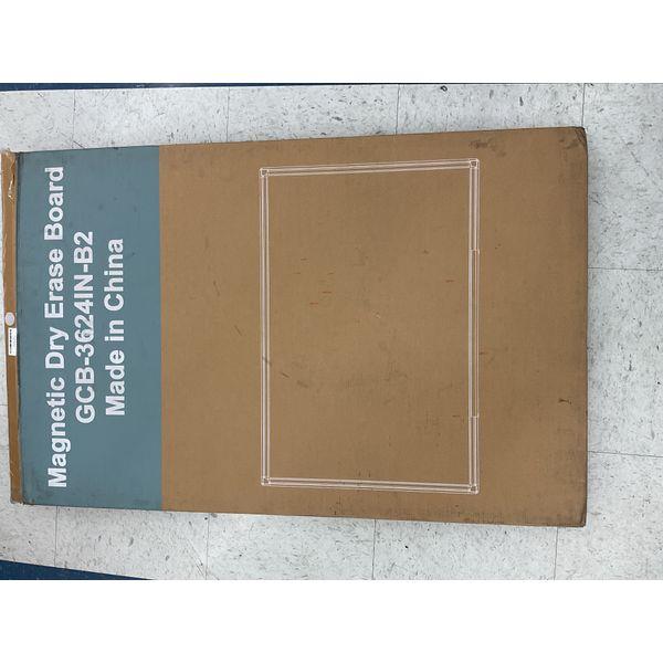 Magnetic Dry Erase Board GCB-3624IN-B2 - Made in China Retail $16.99