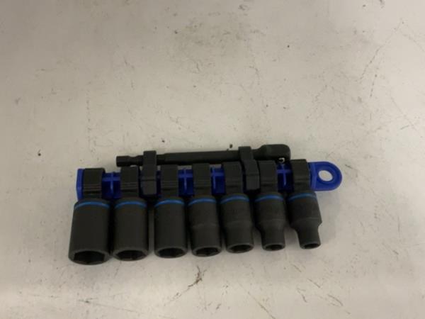 Generic Impact Socket Set - 7-Piece, Metric, Deep Socket, with Ratchet Retail $35.00