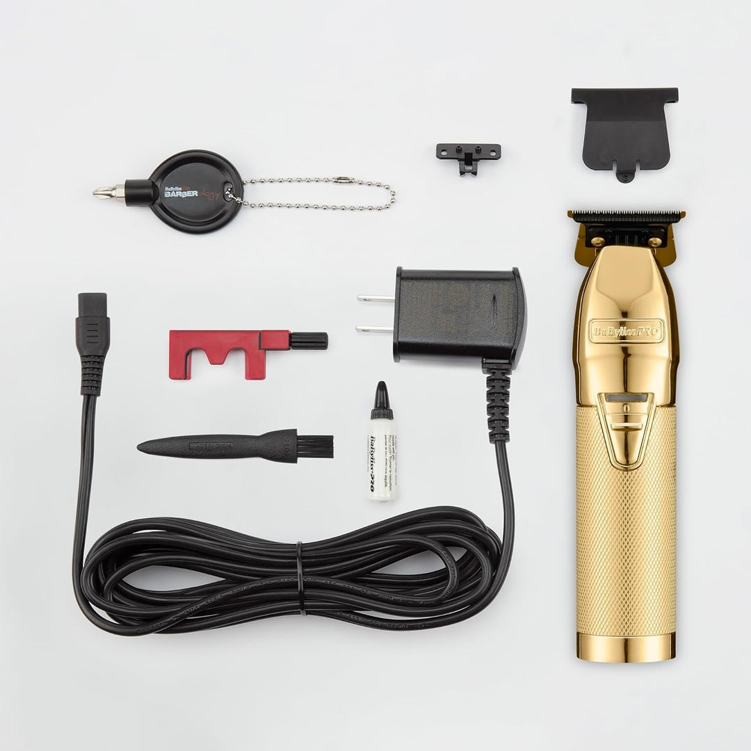 BaBylissPRO FX+ Professional Barber Cord/Cordless Facial Hair Trimmer for Men, All-Metal Beard Trimmer for Men, 4-Hour Runtime, USB-C Charging Retail $229.00