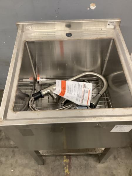 Trinity NSF Commercial Kitchen Sink - Stainless Steel, Includes Faucet Retail $269.99