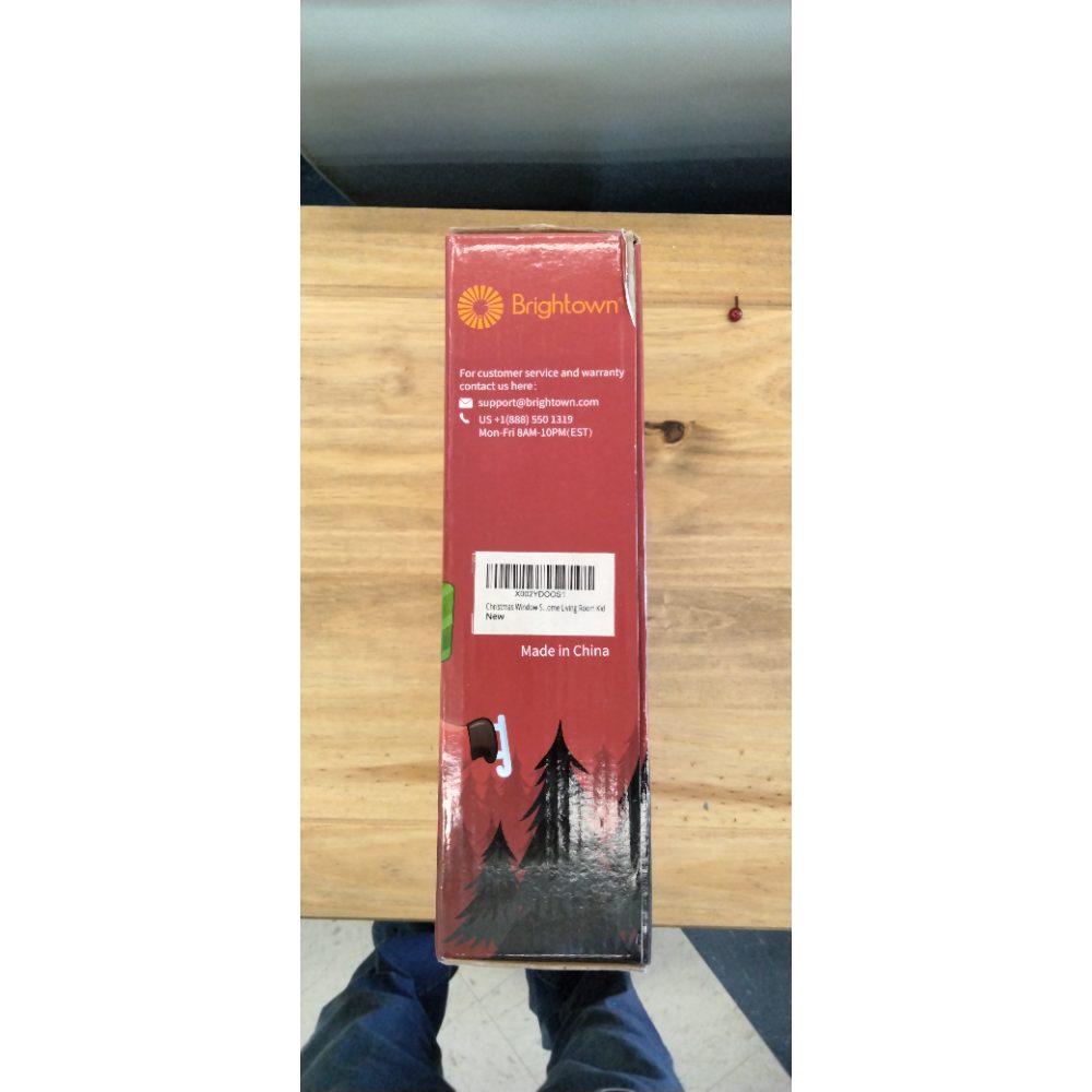 3 PCS Lighted Christmas Window Silhouette Decoration Light up Santa Claus Christmas Tree Merry Christmas Battery Operated with Suction Cup Hook for Christmas Window Glass Wall Indoor Decorations