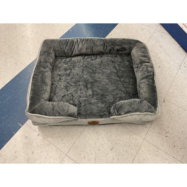Plush Orthopedic Dog Bed - Comfortable, Supportive, Gray Retail $65.00