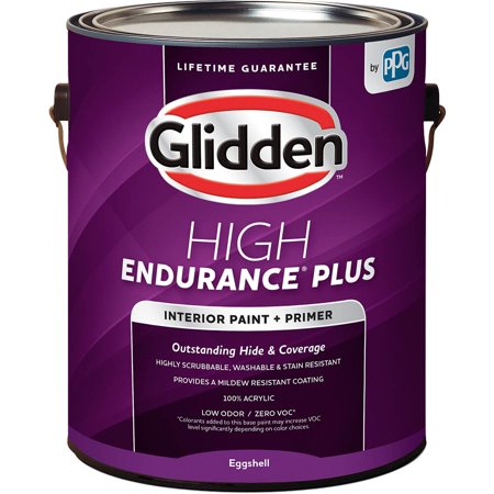 Glidden High Endurance Plus Interior Eggshell Medium Base Paint, 1 Gallon