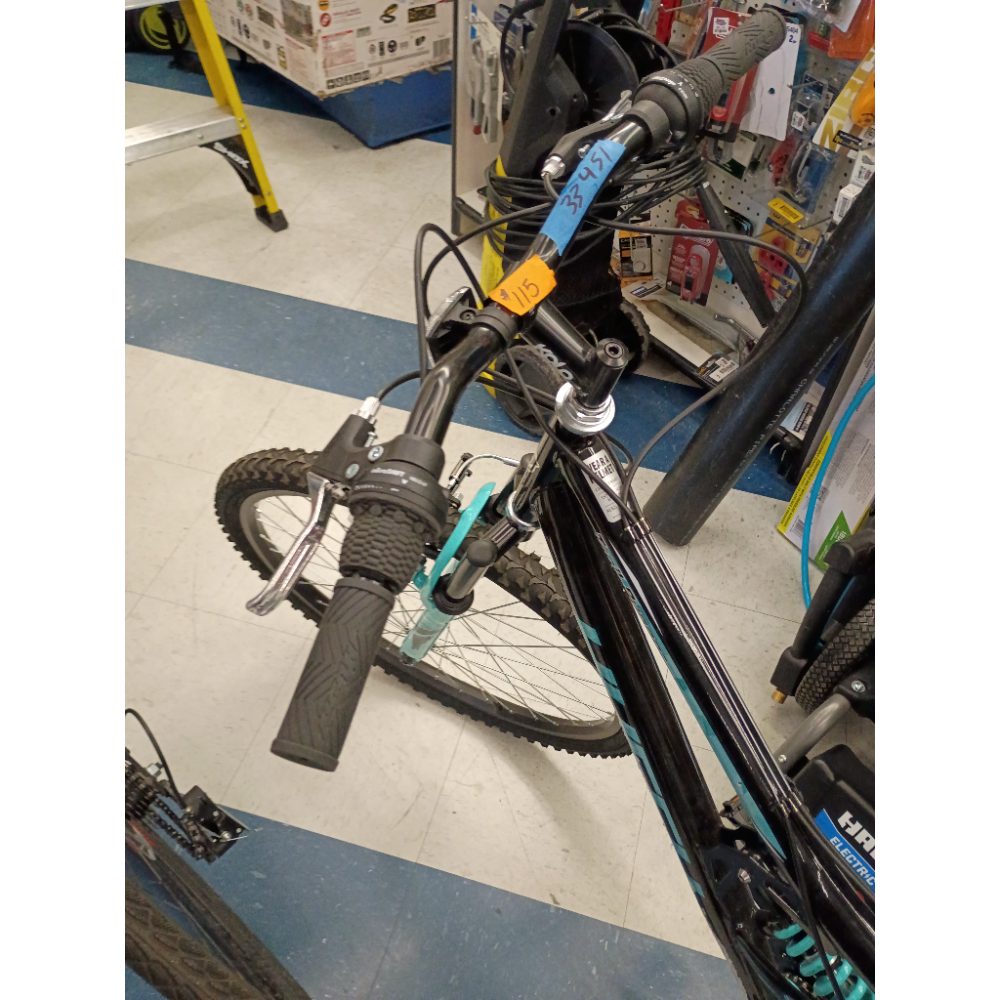 Trail Runner Women's Mountain Bike, Black and Blue, 26-inch