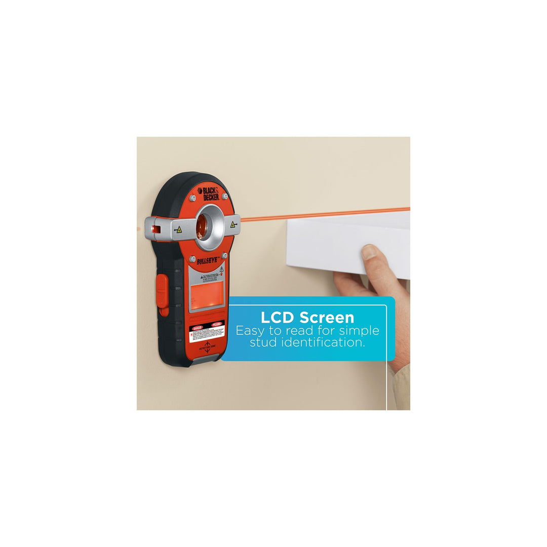 BLACK+DECKER Line Laser, Auto-leveling with Stud Finder (BDL190S)