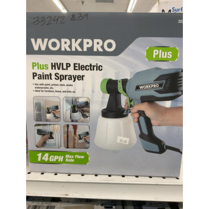 WORKPRO Plus 14GPH Electric Paint Sprayer  120 Volt  Model 2234  New