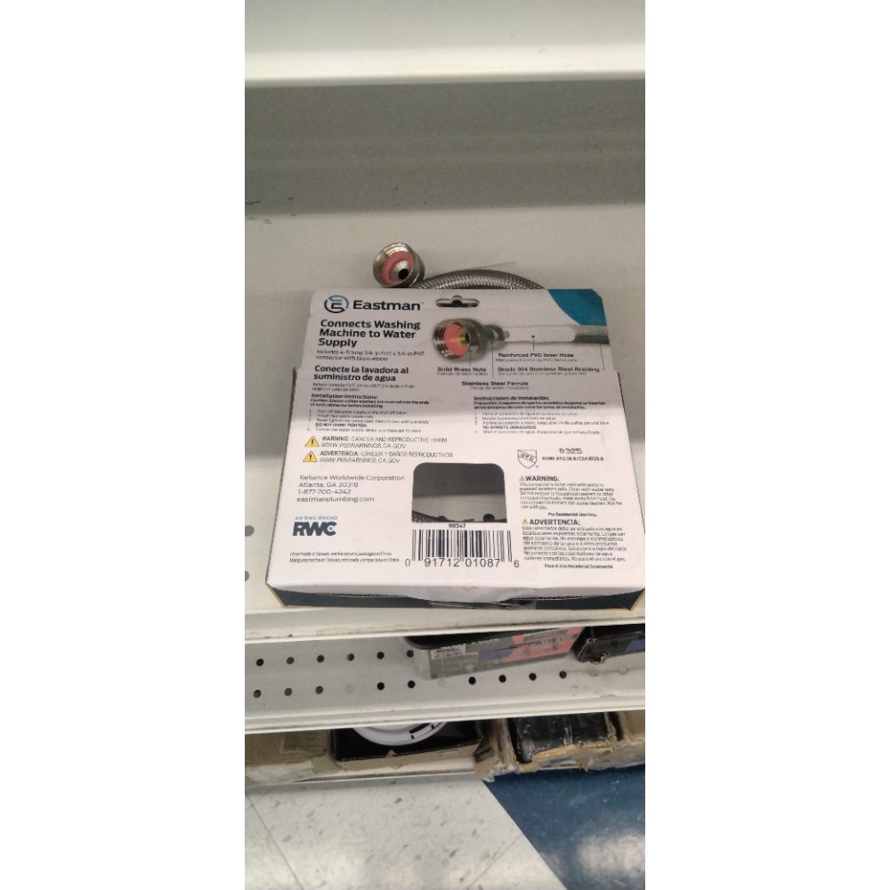 Washing Machine Eastman Conn. with 90 Elbow 4FT 0788150 L29