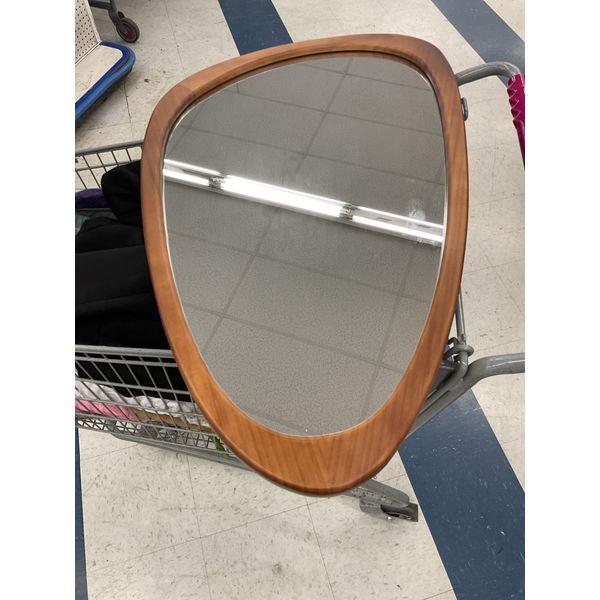 Mid-Century Modern Wood Framed Mirror Retail $90.00