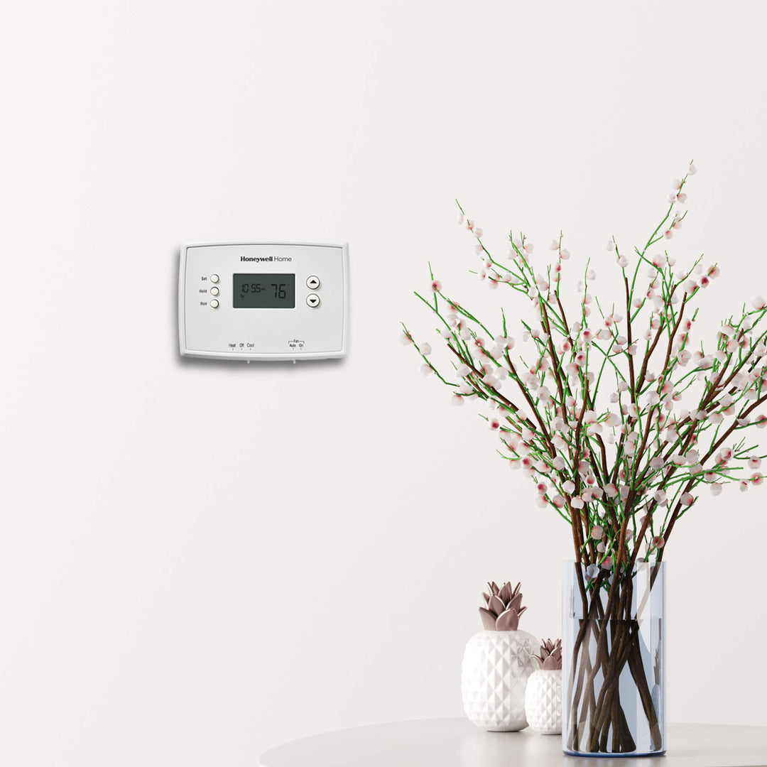 Honeywell Home RTH221B1039 RTH221B Programmable Thermostat, White