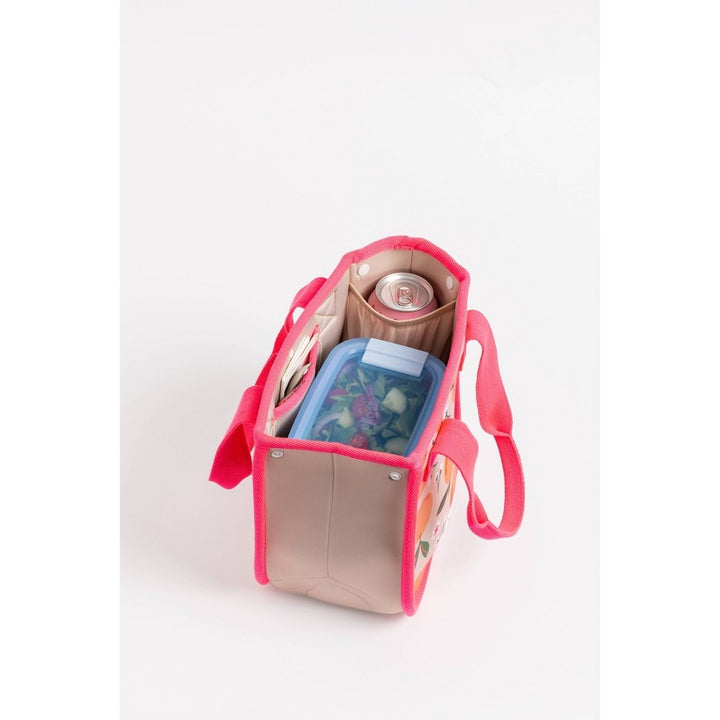 Ello Fruit Print Food Storage Container Lunch Bag Pink Retail $14.00