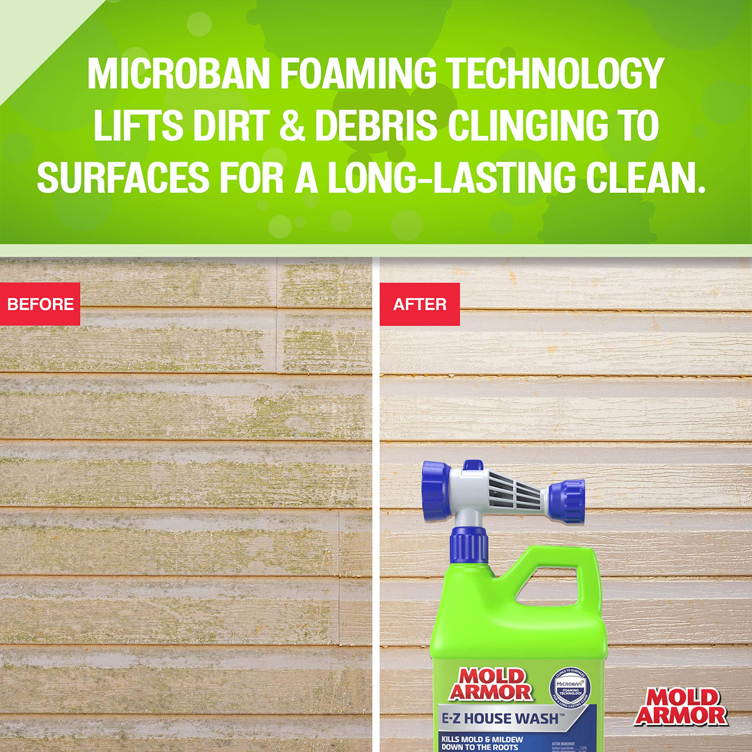MOLD ARMOR 64 oz. E-Z House Wash - Brick, Concrete, Trim & Siding Cleaner