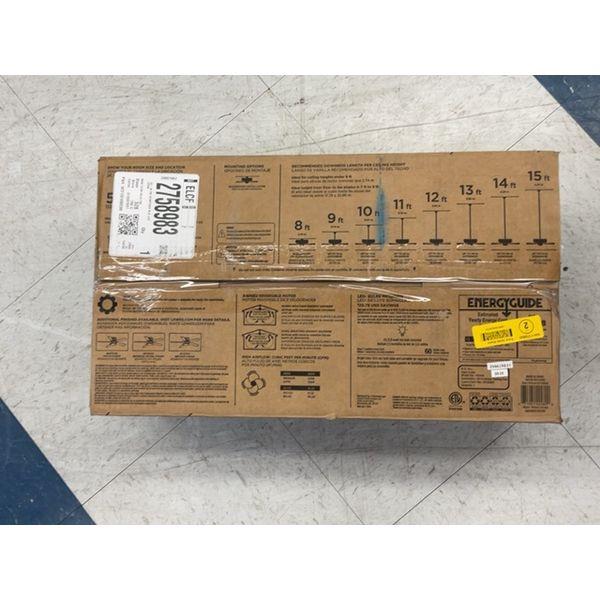 Harbor Breeze ARMITAGE - Pull-Chain Ceiling Fan, 52 in - Large Room, Matte Black Retail $120.00