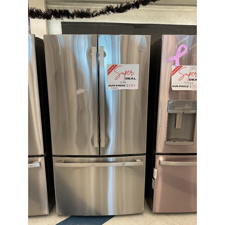 GE Refrigerator, French Door, Stainless Steel