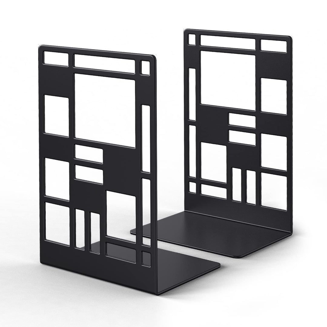 Bookends,Book Ends for Heavy Books,Book Holder,Metal BookEnd