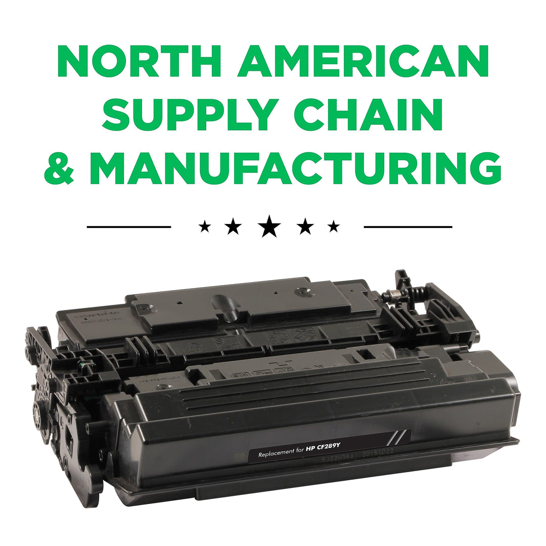 Clover Remanufactured Extra High Yield Toner Cartridge (Reused OEM Chip) Replacement for HP 89Y (CF289Y) | Black, 10.96 x 2.66 x 8.42