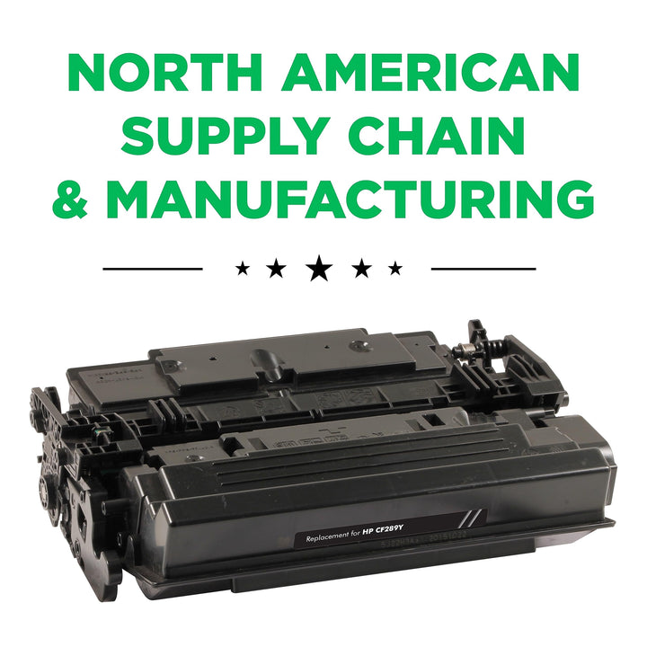 Clover Remanufactured Extra High Yield Toner Cartridge (Reused OEM Chip) Replacement for HP 89Y (CF289Y) | Black, 10.96 x 2.66 x 8.42