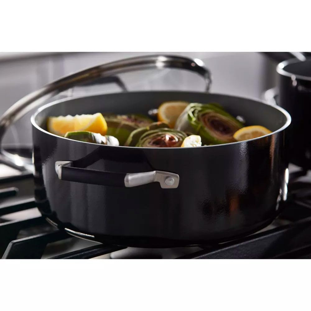 Select by Calphalonâ„¢ Oil-Infused Ceramic Nonstick 8-Piece Cookware Set PFOA/PTFE Free