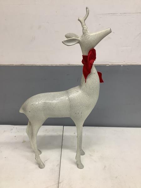 Decorative Glitter Reindeer with Red Scarf Retail $35.00