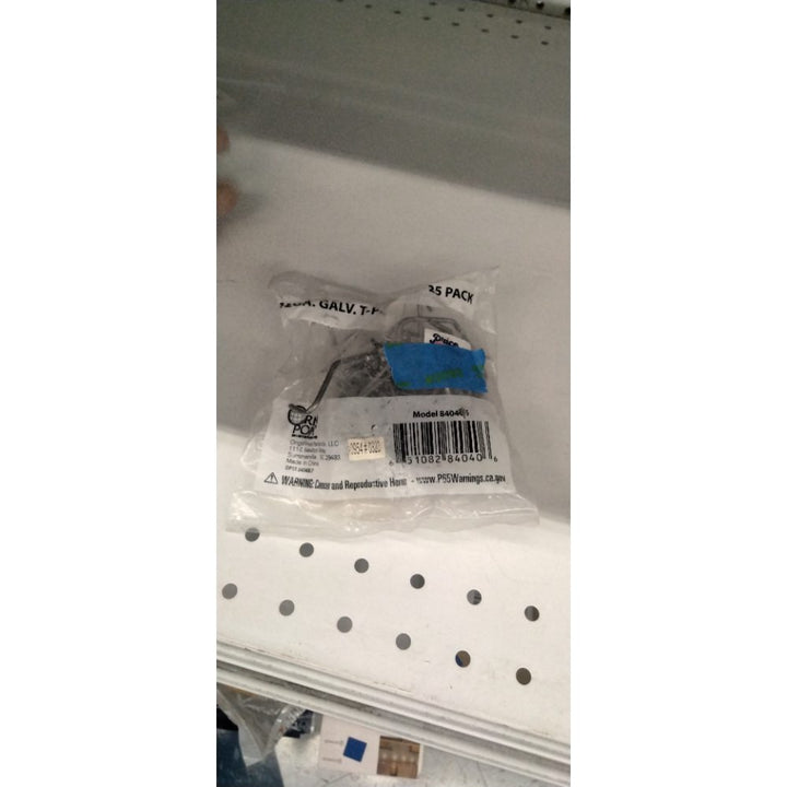 4 Packs  Origin Point 840406 12 GA. Galv. T-Post Clips 25 Clips Each