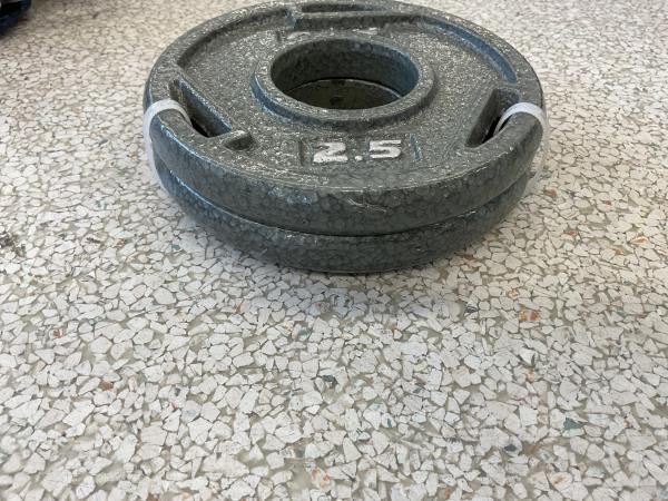 CAP Barbell 2  Olympic Grip Plate  2.5lb Pair (2x2.5lb) Retail $8.47