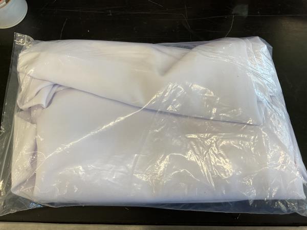 Wealuxe set of 2 white table cloths Retail $19.97