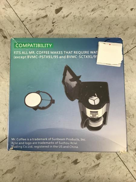 Xcivi Replacement Water Filter with Frame for Mr. Coffee - Chlorine Removal, Improves Taste Retail $29.00