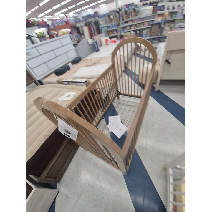 Unknown Brand Baby Crib - Wooden Construction, Rounded Design