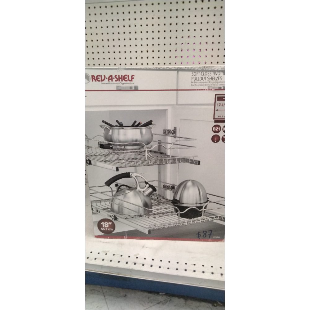 Panier Coulissant En MÃ©tal Ã€ 2 Niveaux Rev-a-Shelf, 17,75 Po L X 22 Po P X 19 Po H 59-18SC-2-5 - Rona