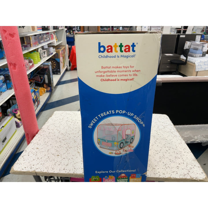 Battat Sweet Treats Pop-Up Shop - Play Tent, 18 Dessert Pieces