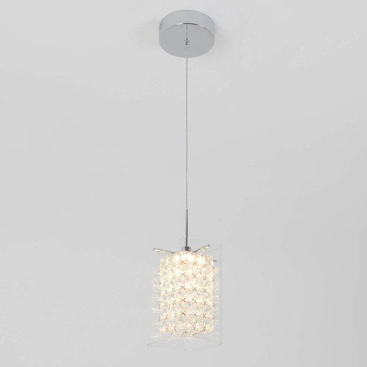 Artika Bubble Cube Pendant Light, 4, Chrome