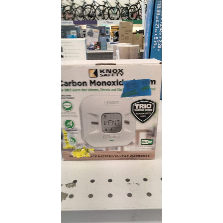 Knox Safety Plugin Carbon Monoxide Detector with 10-Year Battery Backup