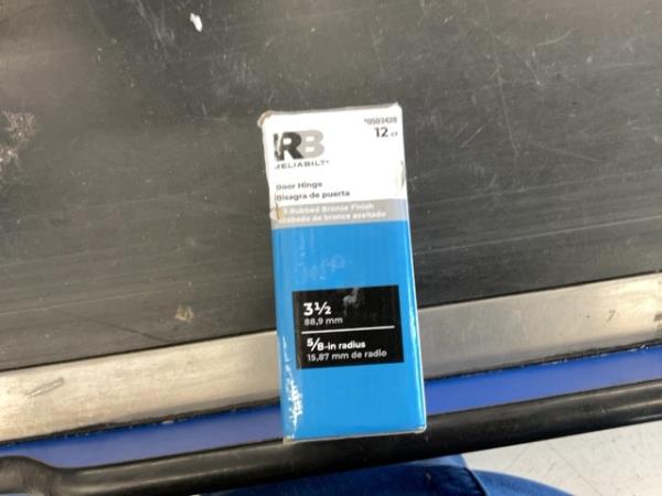 Reliabilt Door Hinge - 3 1/2 in, Oil Rubbed Bronze Finish Retail $6.00