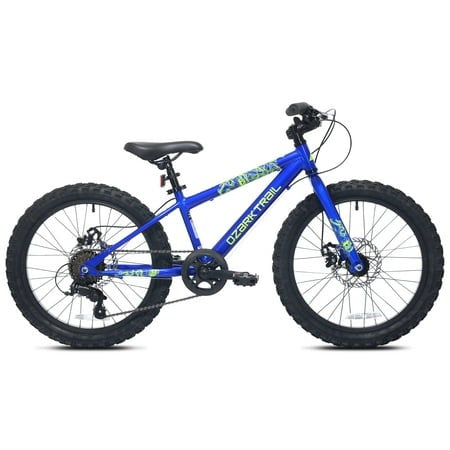 20  Ozark Trail Vibe Mountain Bicycle  7 Speed  Fits Riders 3 11 -4 4   Blue  Teen  Unisex