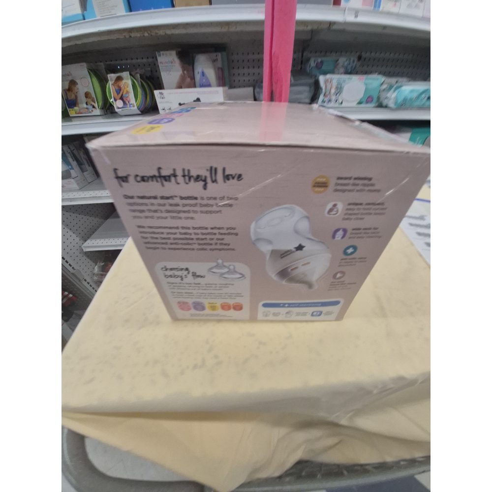 Tommee Tippee Natural Start Baby Bottles - Anti-Colic, 0-3 Months, 8 Pieces
