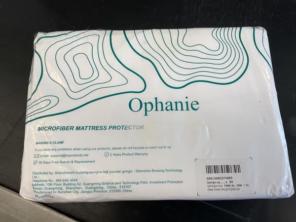Ophanie Microfiber Mattress Protector - Breathable Retail $35.00
