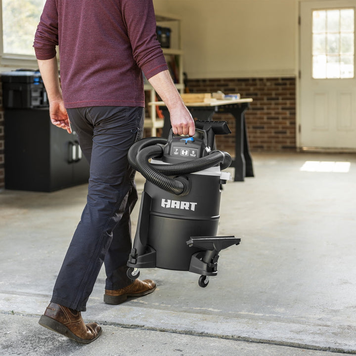 HART 7 Gallon 5 Peak HP Poly Wet/Dry Vacuum  VOC708PF 3701