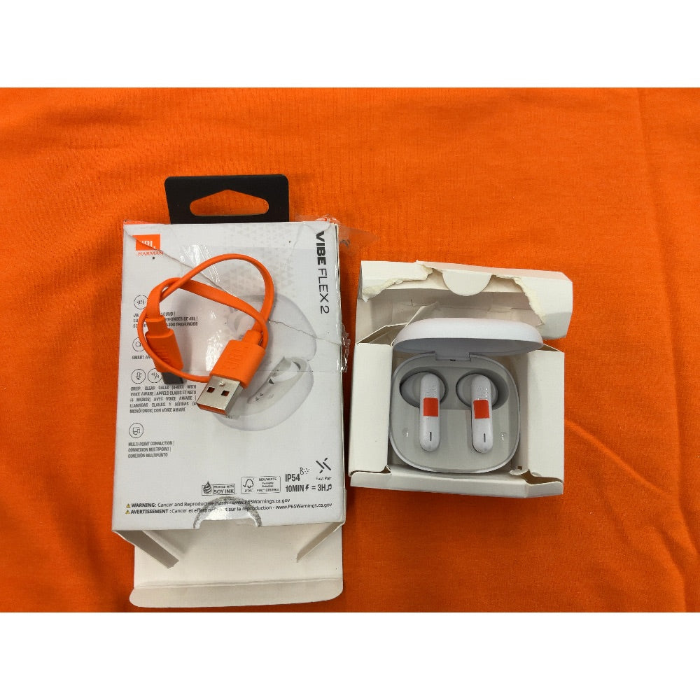JBL Vibe Flex 2 in-Ear True Wireless Earbuds - White