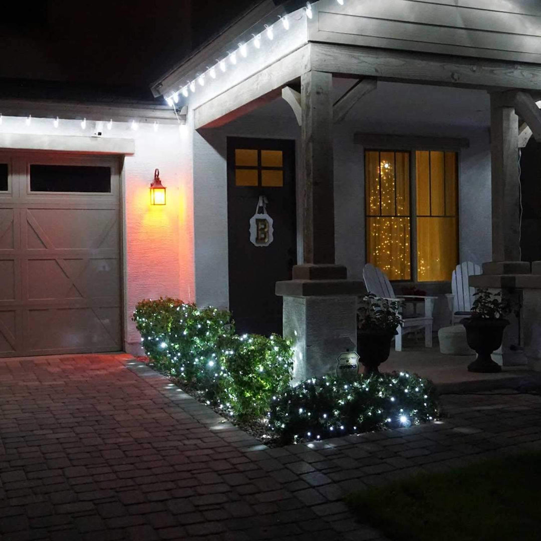 50 Pack C7 Led Replacement Christmas Light Bulb, C7 Shatterproof Led Bulbs for Christmas String Lights, E12 Candelabra Base, Commercial Grade Dimmable Holiday Bulbs, Cool White