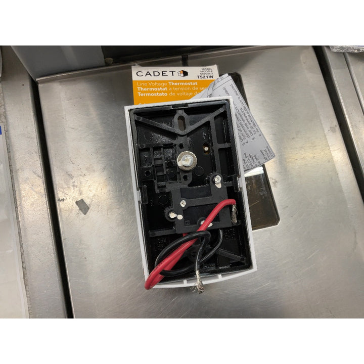 Cadet T521W Thermostat - Line Voltage, Wall Heater, 120/208/240/277 Volts