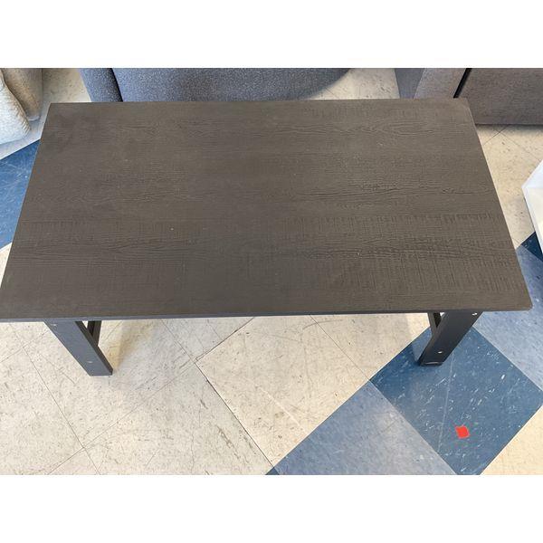 Black Wooden Table - Rectangular, Compact Design Retail $75.00