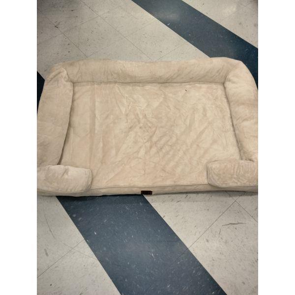 EHEY CIGA Dog Bed - Plush Pet Bed with Bolsters, Comfortable , Beige Retail $60.00