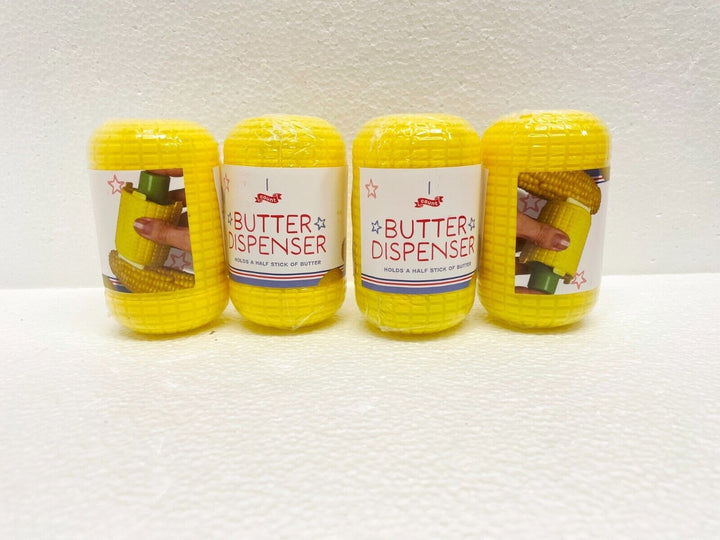 4 Butter Dispenser, Corn on the Cob, Condiment Dispenser for 1/2 Stick of Butter
