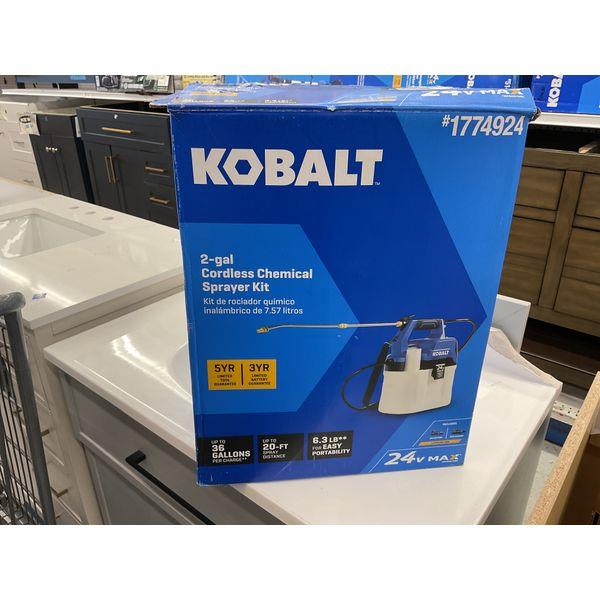 Kobalt 2-gal Cordless Chemical Sprayer Kit Retail $99.00