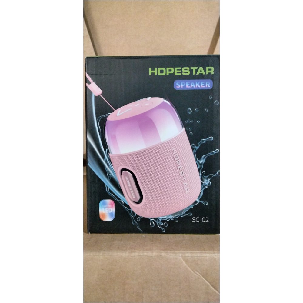 HOPESTAR Speaker SC-02, LED, PINK Retail $30.00