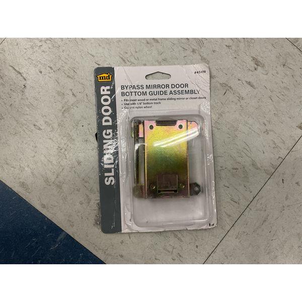 M-D Building Products Bypass Mirror Door Bottom Guide Assembly - Fits Wood/Metal Frames