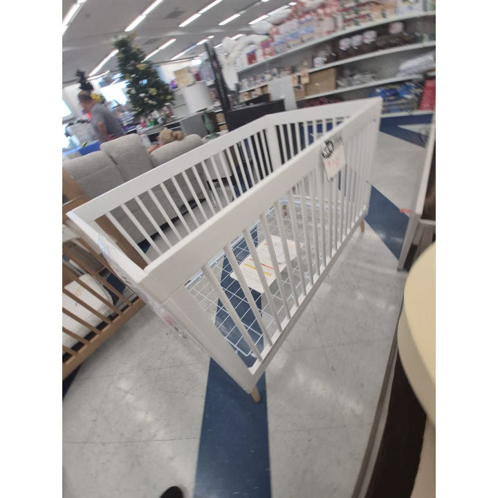 Crib - White, Baby Furniture, Adjustable Height