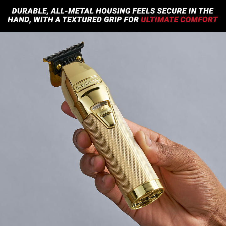 BaBylissPRO FX+ Professional Barber Cord/Cordless Facial Hair Trimmer for Men, All-Metal Beard Trimmer for Men, 4-Hour Runtime, USB-C Charging Retail $229.00