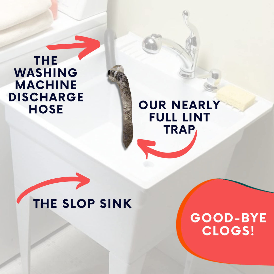 12 Pack of Washing Machine Lint Traps. Comes with 12 Ties. Attach to Your Washer Sink Hose and Allow the Metal Mesh Trap to Filter the Laundry Water. Stainless Steel and Rust Proof. Retail $8.00