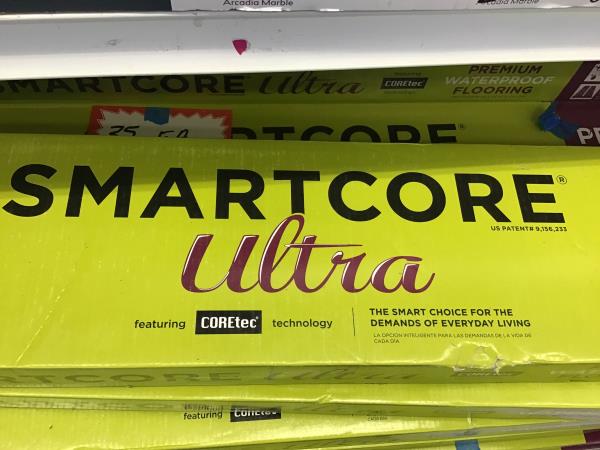 SMARTCORE Ultra - 100% Waterproof Flooring, ADDINGTON ACACIA Retail $45.00