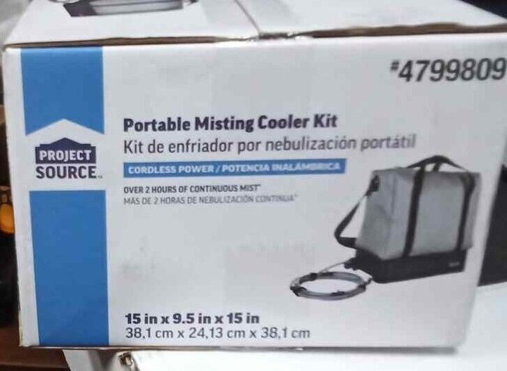 Brand New Sealed Project Source Portable Misting Cooler Kit